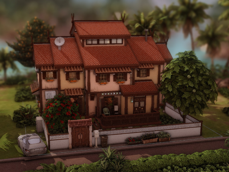 Sims 4 CC The Sunlit House - Evermore Save File Project by Meerigold
