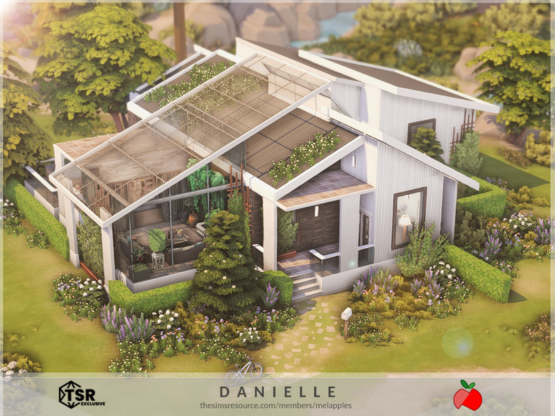 Sims 4 CC Danielle - no cc by melapples