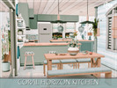 Sims 4 — Coral Horizon Kitchen by MychQQQ — Value: $ 15,822