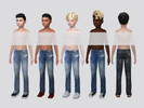 Sims 4 — Moreau Jeans Boys by McLayneSims — TSR EXCLUSIVE