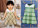 Sims 4 — Infant - Classic plaid dress with collar by MysteriousOo — A charming infant dress featuring a crisp Peter Pan