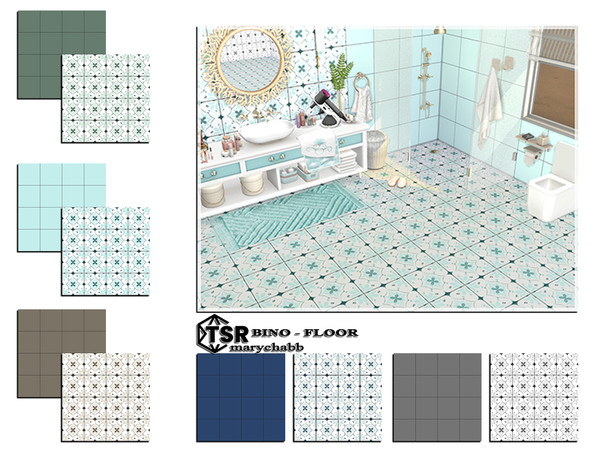 Sims 4 — Bino - Floor by marychabb — Kategory: Tile Swatches - 10