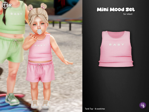 Sims 4 — Tank Top - infant by WisteriaSims — A cute and comfy outfit for your little Sims! Perfect for playdates, sunny