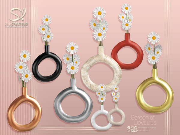 Sims 4 — Garden Of Lovelies Daisies by SIMcredible! — We got inspired by the beauty of the nature once again :)