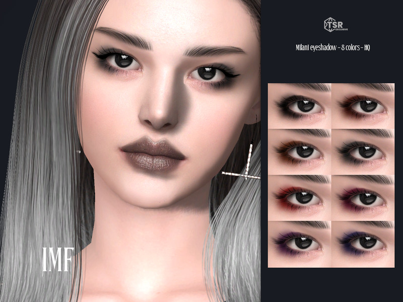 Sims 4 eyeshadow CC IMF Milani Eyeshadow by IzzieMcFire