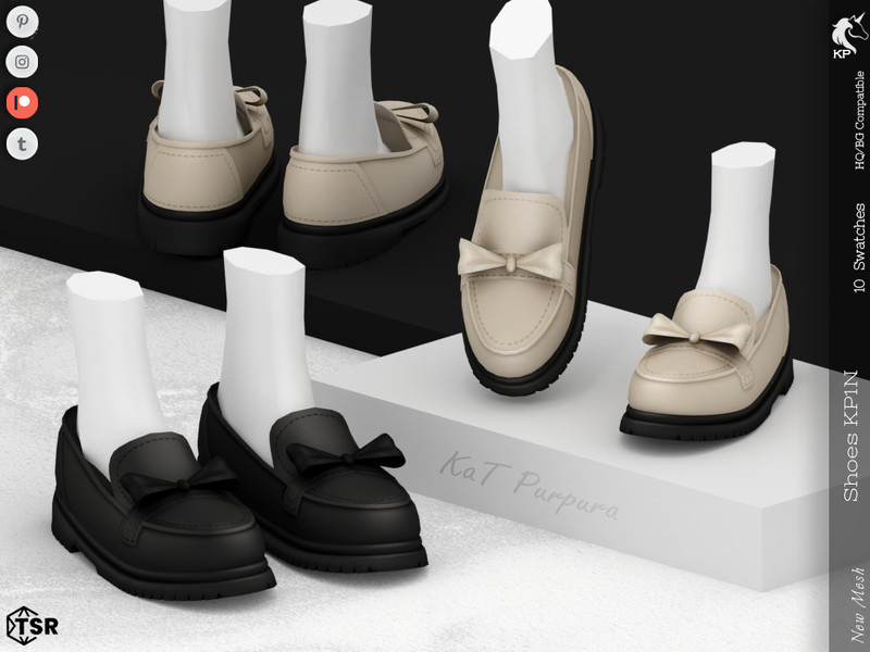 Sims 4 CC Shoes KP1N- Female by KaTPurpura