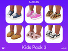Sims 4 — Kids Pack 3 by Madlen — Slippers for naps, sneakers for chaos, covered all the bases!
