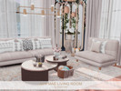 Sims 4 — Ava Mae Living Room by BlusterSims — The Ava Mae Living Room is a stylish and inviting space featuring soft