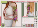 Sims 4 — Misunderstood Tattoo by unidentifiedsims — 2 Colours
