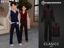 Sims 4 — Classic - Set Child Version by Beto_ae0 — Classic, elegant, minimalist, and old-money men's attire for your