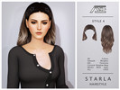 Sims 4 — Starla Hairstyle - Style 4 by Ade_Darma — Starla Hairstyle - Style 4 New Hair Mesh