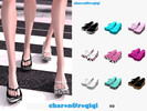 Sims 4 — N9 Platform shoes by roqiqi — sims4 shoes female aldult daily