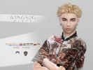 Sims 4 — WINGS HAIR-Curly short hair by wingssims — WINGS HAIR TS4 NL0820 (Curly short hair) Colors:30