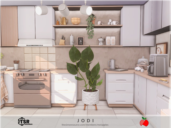 Sims 4 — Jodi -  kitchen by melapples — a small cozy kitchen for coffee lovers. 4x5