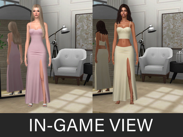 Sims 4 — By Beto - Zulay (Skirt) by Beto_ae0 — A minimalist, elegant and colorful summer outfit, enjoy it!