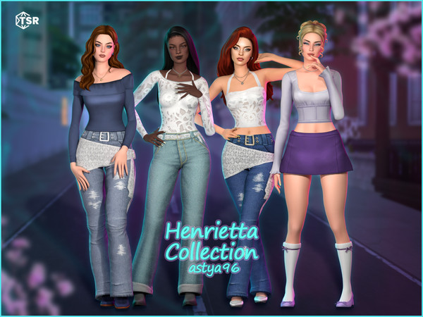 Sims 4 — Henrietta Collection by astya96cc — 7 items