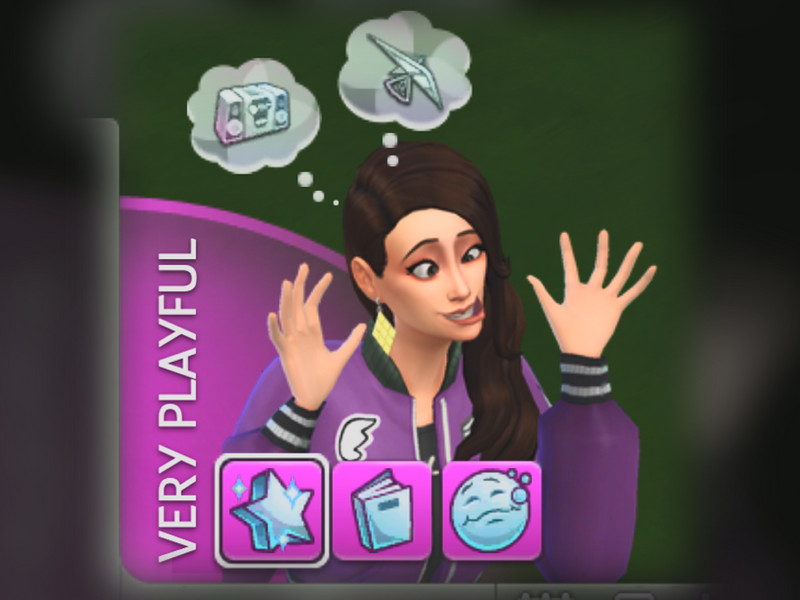 Sims 4 gameplay and utility mod CC Very Playful UI Icon Remaster by PixelIndieDev
