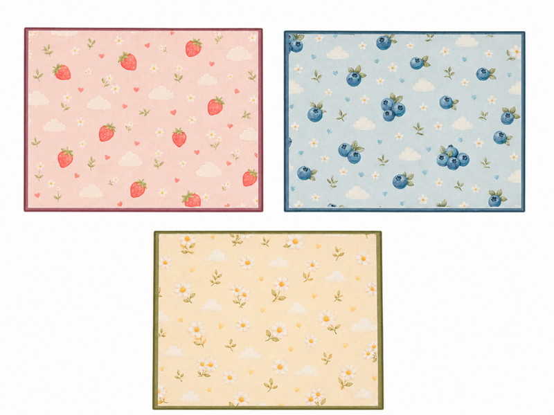 Sims 4 outdoor living and leisure CC Sweet Garden Kids Rug by Mrshmllwsims