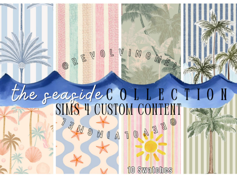 Sims 4 CC The Seaside Collection by RevolvingMel