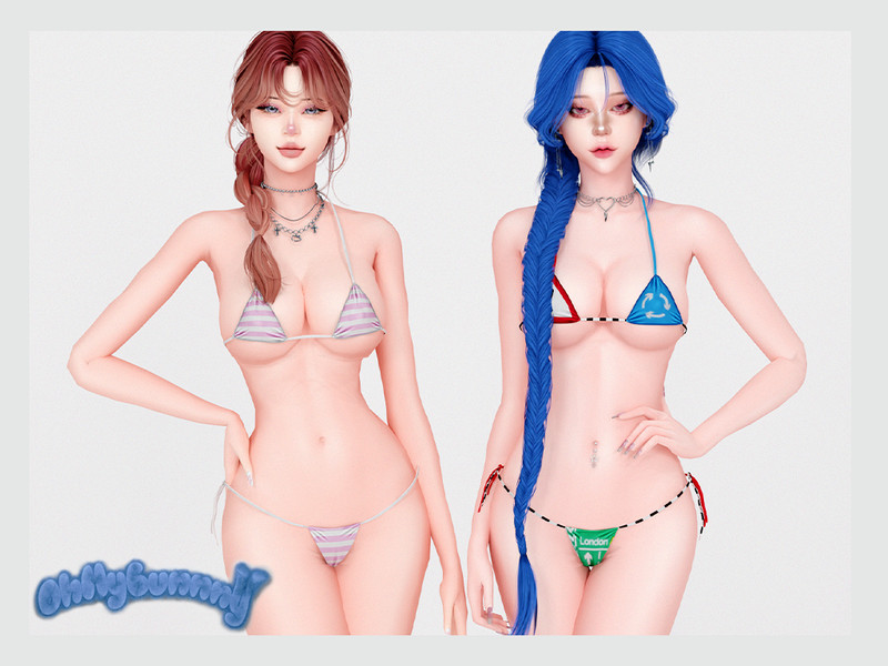 Sims 4 CC Stop Bikini by ohmybunnny