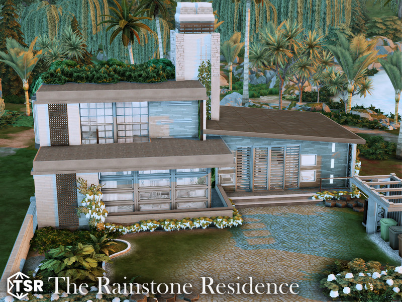 Sims 4 CC The Rainstone Residence l noCC by simZmora