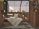 Sims 4 — Compacta Bedroom by SIMcredible! — Bringing today the Compacta Bedroom. A cozy and stylish set designed