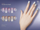 Sims 4 — Vivienne Nail by VELYSEA — -Fingernail category -HQ comatble -31 swatches