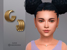 Sims 4 — Taria Earrings Child by Suzue — New Mesh (Suzue)