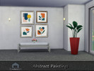 Sims 4 — Abstract Painting by Emerald — Let the colors and shapes speak for themselves.