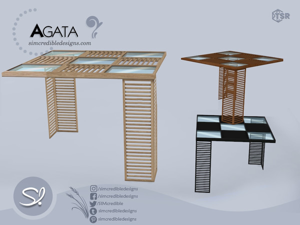 Sims 4 — Agata Pergola Tall by SIMcredible! — by SIMcredibledesigns.com available at TheSimsResource 3 colors variations