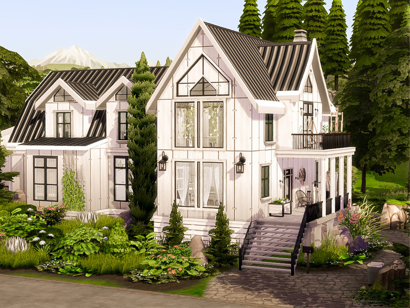 Sims 4 CC SCANDI modern by Danuta720