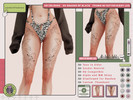 Sims 4 — Porcelain Tattoo by unidentifiedsims — 8 Colours