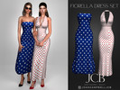 Sims 4 — FIORELLA POLKA DOTS DRESS SET by Joan_Campbell_Beauty_ — INCLUDES: