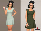 Sims 4 — Dress Womenswear by remaron — Dress for Teen, Young Adult, Adult, and Elder Female in The Sims 4