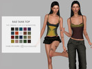 Sims 4 — Rae Tank Top by Charlotte_Morris — 20 swatches