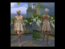 Sims 4 — Spring Floral Crochet Dress by alisserpo82 — High quality handmade style crochet dress featuring lovely floral
