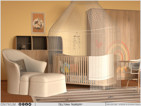 Sims 4 — Deltona Nursery by Onyxium — Onyxium@TSR Design Workshop Nursery Collection - Belong To The 2026 Year Deltona