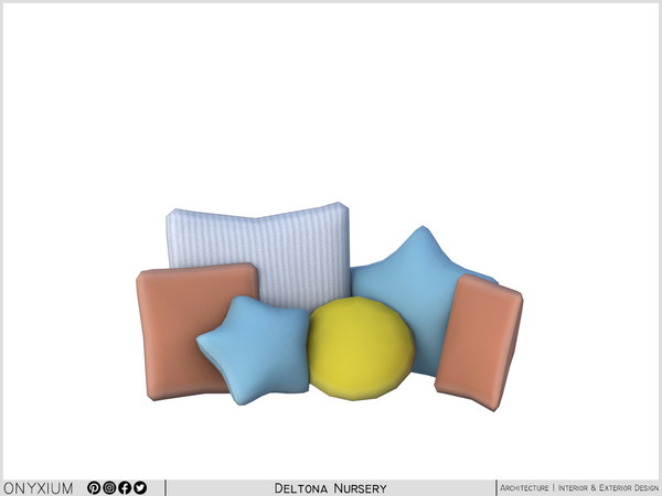 Sims 4 — Deltona Crib Cushions by Onyxium — Onyxium@TSR Design Workshop Nursery Collection - Belong To The 2026 Year