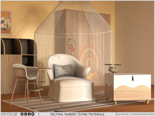 Sims 4 — Deltona Nursery Extra Materials by Onyxium — Onyxium@TSR Design Workshop Nursery Collection - Belong To The 2026