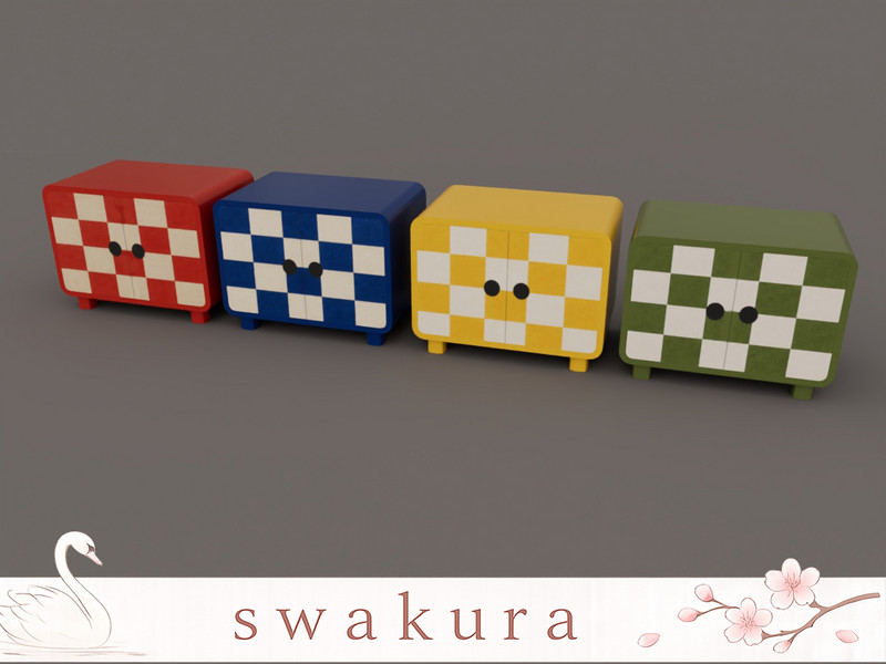 Sims 4 storage and organization custom content CC IRO Mini Cabinet by Swakura