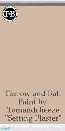 Sims 2 — Farrow and Ball Paint "Setting Plaster" by tomandcheeze — Farrow and Ball Paint by Tomandcheeze -