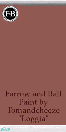 Sims 2 — Farrow and Ball Paint "Loggia" by tomandcheeze — Farrow and Ball Paint by Tomandcheeze -