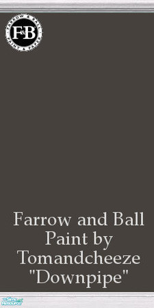 Sims 2 — Farrow and Ball Paint "Downpipe" by tomandcheeze — Farrow and Ball Paint by Tomandcheeze -