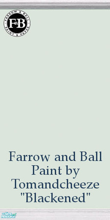 Sims 2 — Farrow and Ball Paint "Blackened" by tomandcheeze — Farrow and Ball Paint by Tomandcheeze -