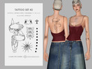 Sims 4 — Tattoo Set by Charlotte_Morris — Tattoo Set 42 Skin Details - Tattoos