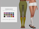 Sims 4 — Celine Socks by Charlotte_Morris — Acc - Socks