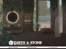 Sims 4 — Patreon Release - Earth and Stone part 2 by Syboubou — Earth & Stone is a high design bathroom set built
