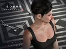 Sims 4 — Layered pearl necklace with pendant Set by Bobur2 — Layered pearl necklace with a pendant for female