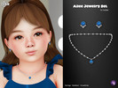 Sims 4 — Ailee Jewelry Set for toddler by WisteriaSims — For toddler