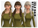 Sims 4 — Jule Pigtails hairstyle by Leah_Lillith — All LODs, Smooth bones, Custom CAS thumbnail, Works with hats. To